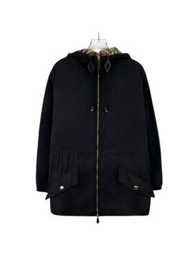 Burberry black hooded jacket